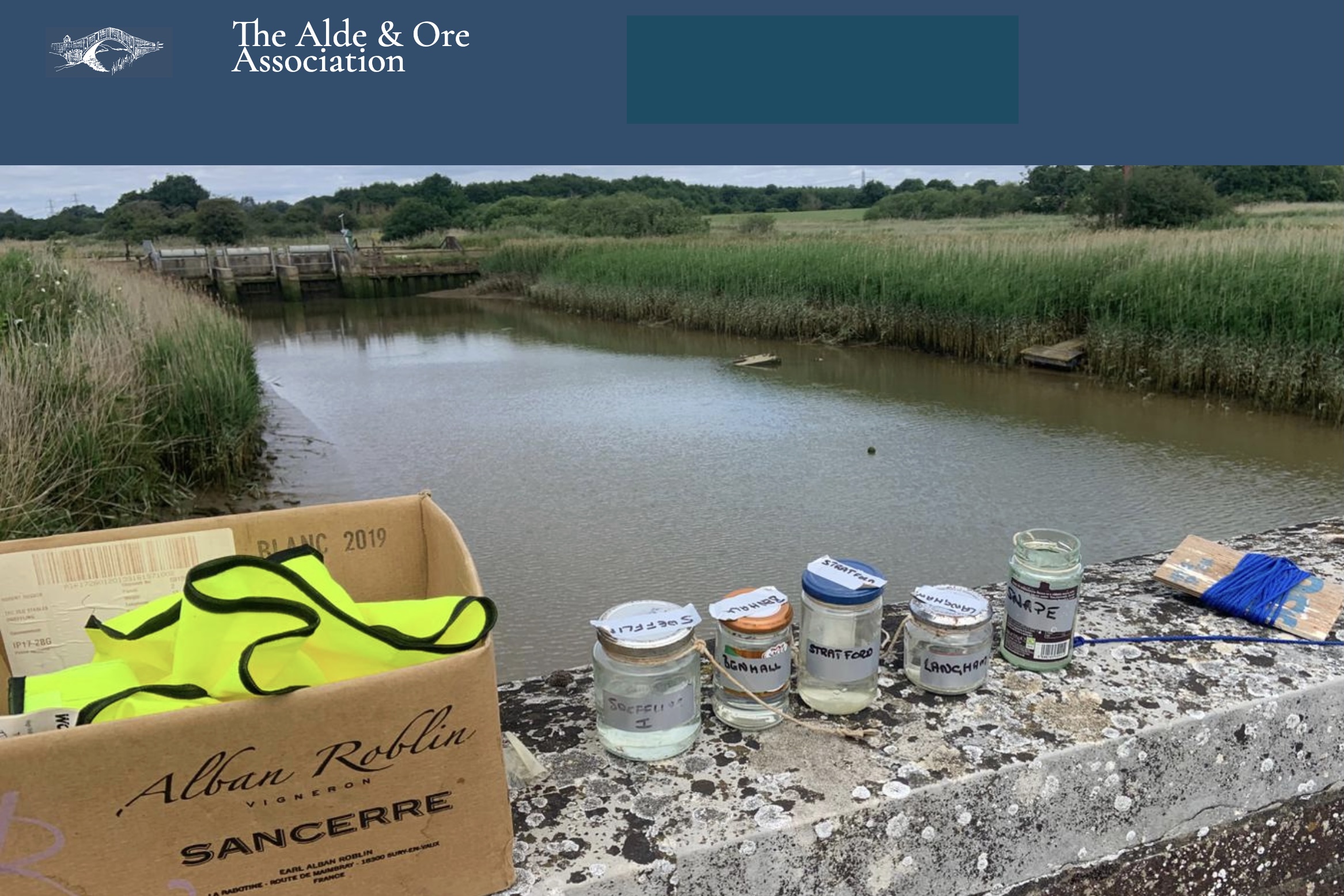 Volunteers for water-quality testing