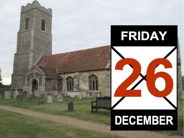 No Friday Morning Prayer on the 26th