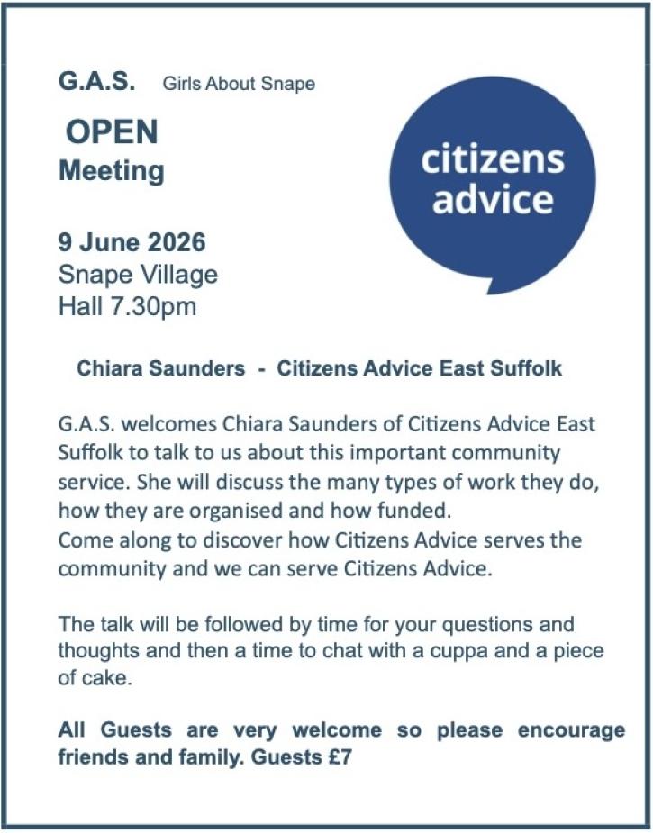 260609 GAS Citizens Advice Bureau CAB