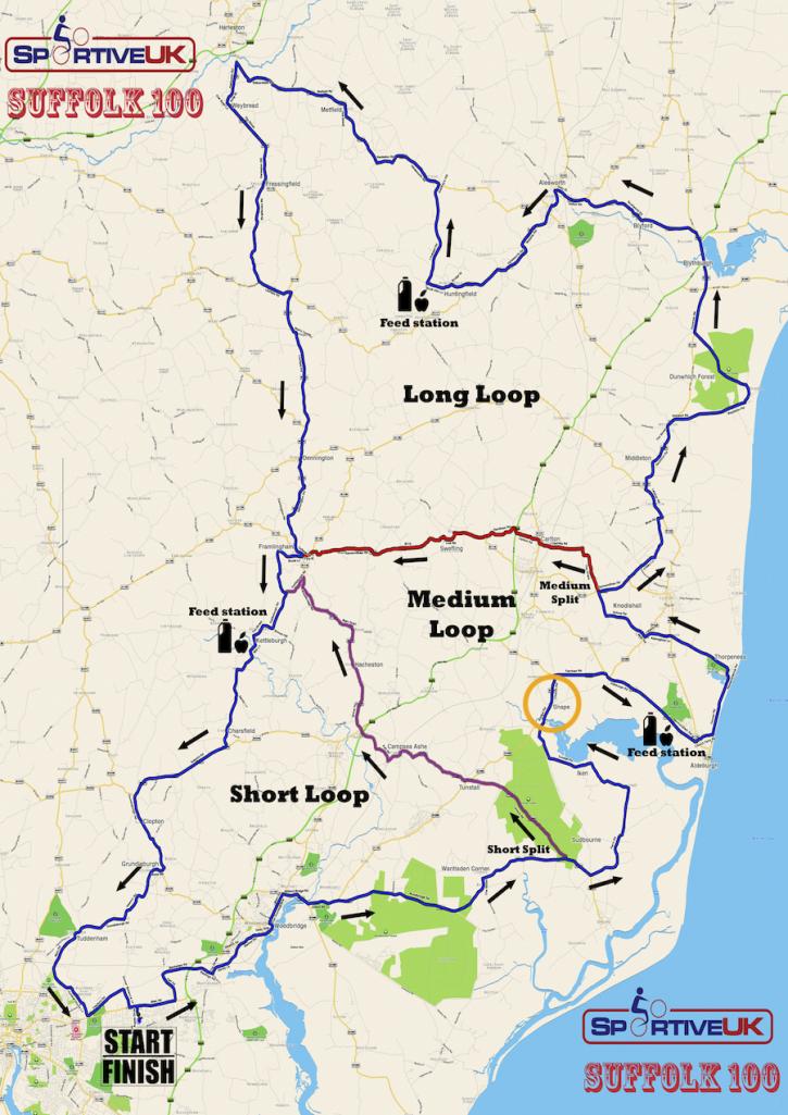 210613 Sportive Suffolk 100 map web