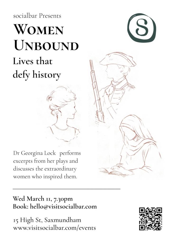260311 Georgina Socialbar Women Unbound poster